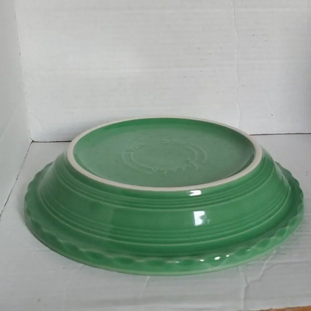 Fiestaware Fiesta Pie Plate Deep Dish Baker Baking Bake Bakeware Meadow CERAMIC